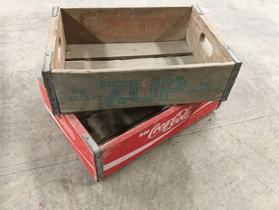 Coca Cola and 7up Crates