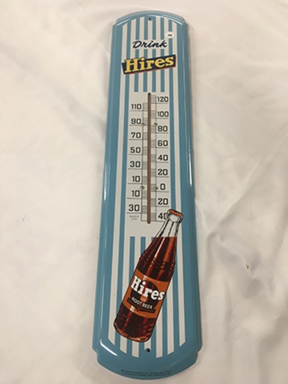 7  x 30 in. Hires Thermometer, MFG by Stout Sign Co. , Authorized by Cadbury, Total Production 850