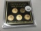 Set of 5 2006 $5 American Eagle 1/10th oz. Gold Coins