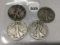 1934-S, 45, 46, 46-D Walking Liberty Half Dollars