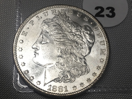 1881-S Morgan Dollar, UNC