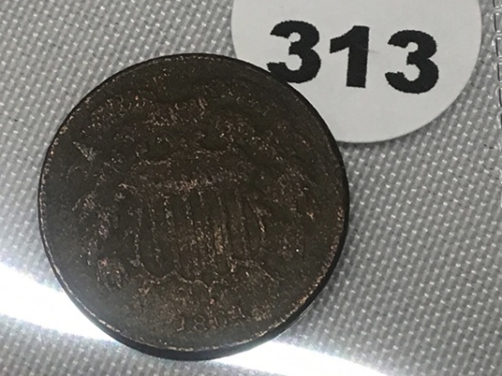 1864 2 Cent Piece