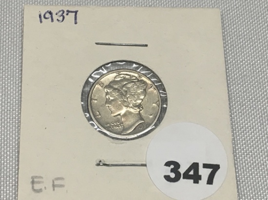 1937  Mercury Dime