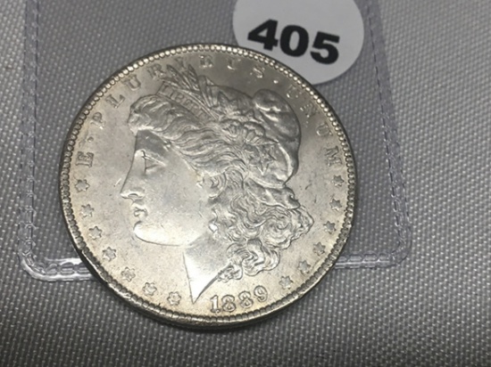 1889 Morgan Dollar AU