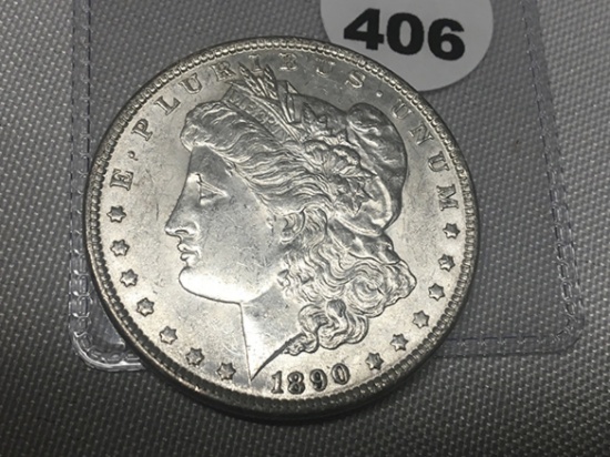 1890 Morgan Dollar AU