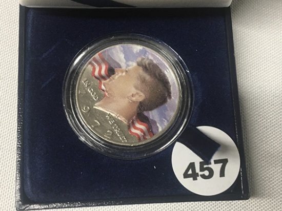 1972 Colorized Kennedy Half Dollar