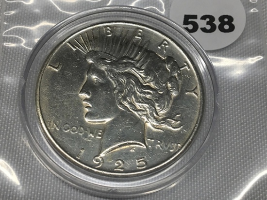 1925 Peace Dollar, Capsulated