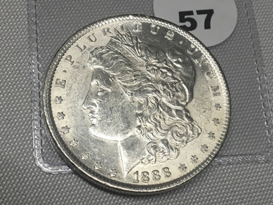 1888 Morgan Dollar, AU