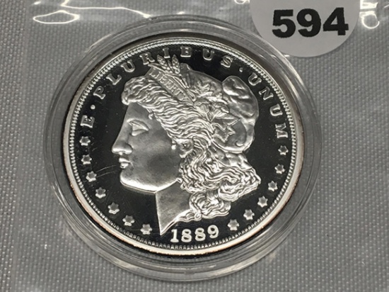 1889 Morgan Dollar Copy (Silver over Clad)