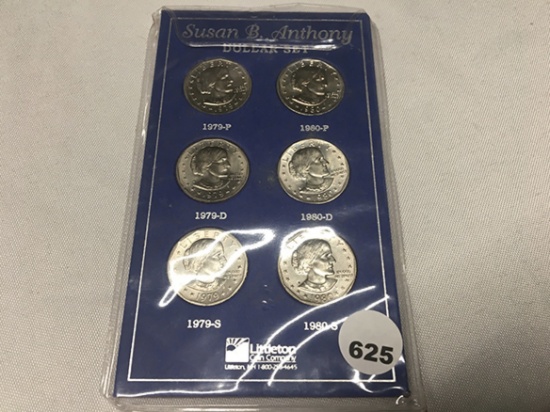 Susan B Anthony Dollar Set