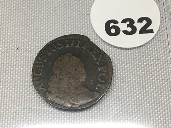 1755 Poland August III, 3 Groszy