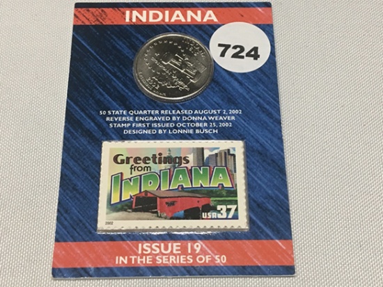 2002 Indiana Issue 19 in the Series of 50