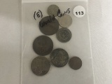 (8) World Coins