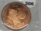 1oz Copper Christmas Wish