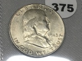 1948-D Franklin Half dollar