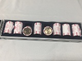 (8) US Presidential Dollars Vault Roll with Case