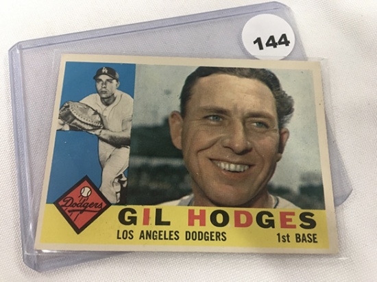 1960 Topps #295, Gil Hodges