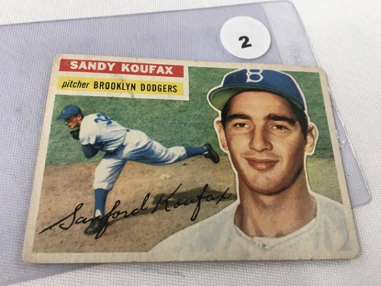1956 Topps Sandy Koufax #79 (autograph)