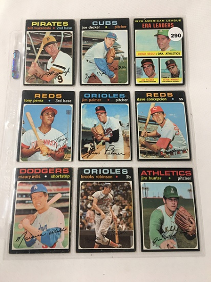 (9) 1971 #14, 45, 67, 98, 110, 300, 385, 570, 580
