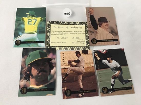 1994 The Trading Card Co. Set of 5 James Hunter