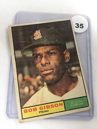 1961 Topps #211, Bob Gibson