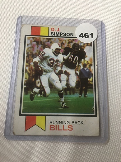 1973 Topps O.J. Simpson #500