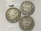 3 X $ 1901-O Morgan Dollars