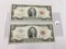 (2) 1963 $2 Legal Tender