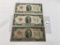 (3) 1928-C, 1928-D $2 Legal Tender, Circulated