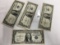 (4) 1935 B, D, E $1 Silver Certificates, Circulated
