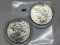 2 X $ 1926 Peace Dollars, UNC
