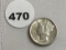 1943-D  Mercury Dime AU