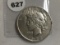 1927-D Peace Dollar VF