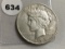1935-S Peace Dollar F
