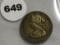 1868 Spain 10 Escudos Token