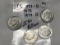(2) 1972-D, 1972, 1974-D Ike Dollars