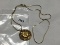Stamped 22-20 Yellow Gold Pendant Necklace 20 inch, Mark ISREAL