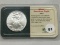 2002 Silver Eagle, UNC