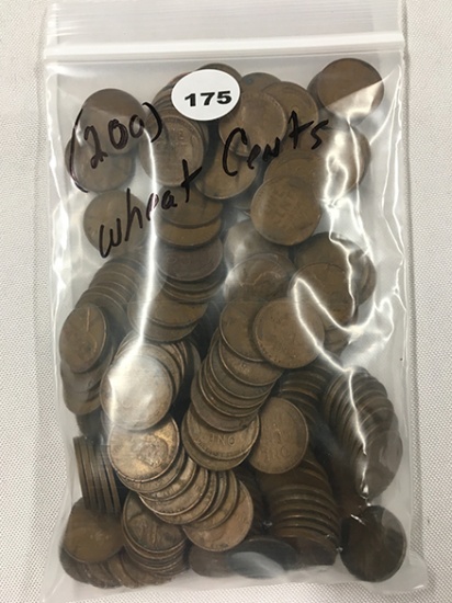 (200) Wheat Cents