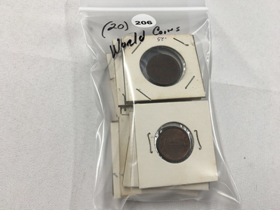 (20) World Coins
