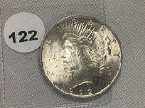 1922 Peace Dollar, UNC--60