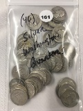 Lot of (40) Silver Washington Quarters