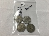 (4) 1945, 57, 58, 60 Mexican