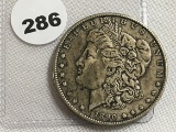 1890-CC Morgan Dollar
