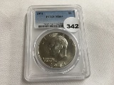 1974 Ike Dollar, PCGS MS64