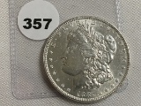 1887 Morgan Dollar, AU