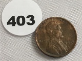1928 Lincoln Cent AU