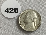1943-P Silver Jefferson Nickel AU