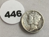 1924-D  Mercury Dime VG