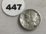 1925  Mercury Dime F